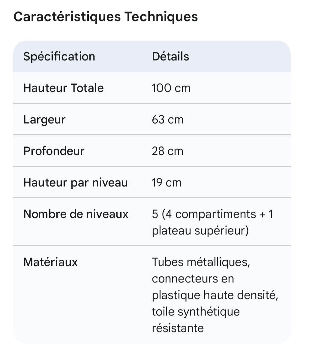 Étagère à chaussures / Étagère de Rangement