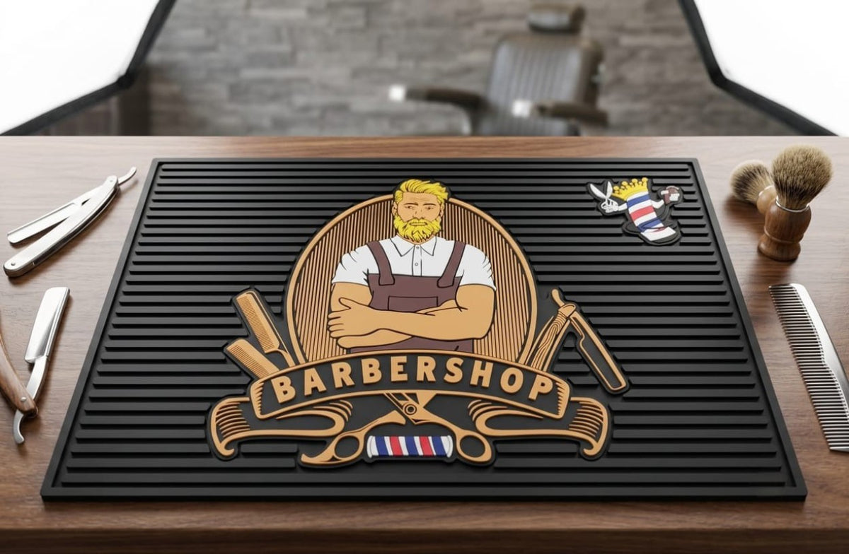 Tapis de Barbier - 
 مفرش سيليكون احترافي مانع للانزلاق