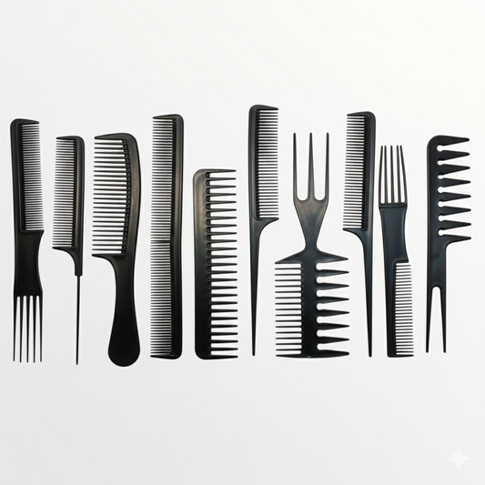 Kit de Peignes (10 pièces) - طقم أمشاط