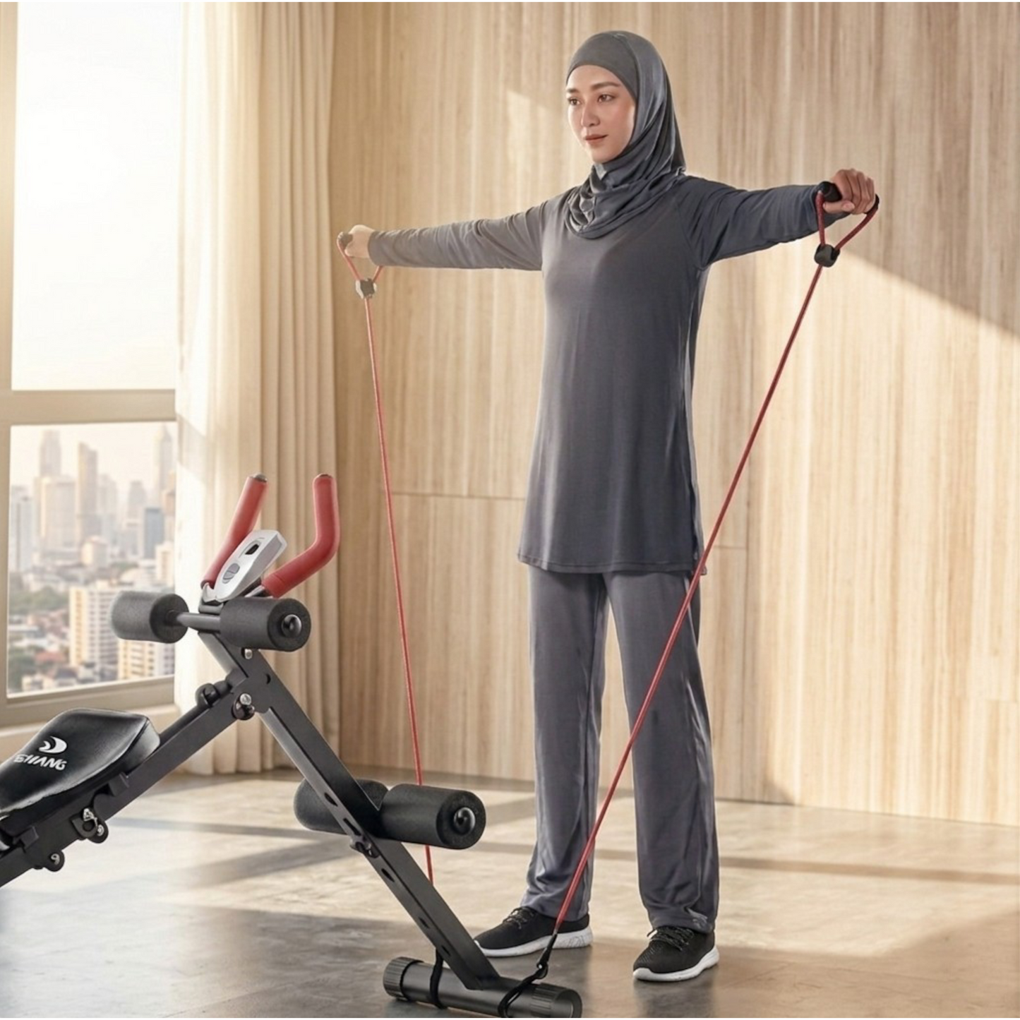 Appareil de Fitness Multifonction / جهاز اللياقة البدنية