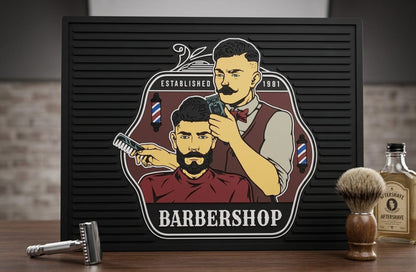 Tapis de Barbier - 
 مفرش سيليكون احترافي مانع للانزلاق