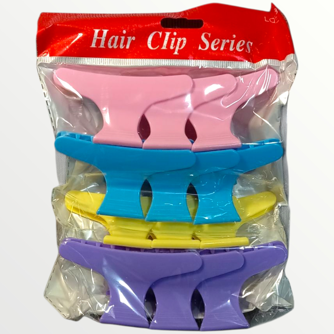 Lot de 12 Pinces à Cheveux - طقم ملاقط شعر