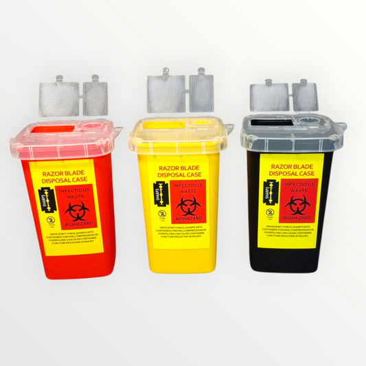 Collecteur de Lames Usagées / حاوية التخلص من شفرات الحلاقة المستعملة