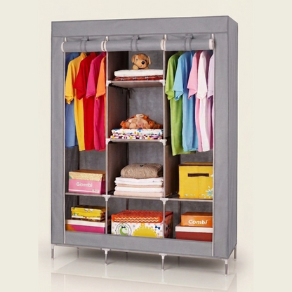 Armoire Garde-robe Portable Multi-Rangement / خزانة ملابس محمولة متعددة الرفوف