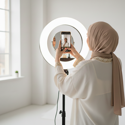 Professional LED Ring Light RING FLASH LF-R480C 46cm